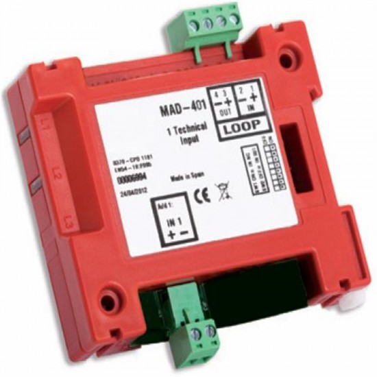 Di Module 401 Detnov MAD-401 Giriş Modülü | EN54-18 Sertifikalı