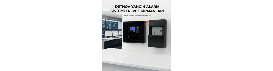 Detnov yangın alarm kontrol panelleri ve modüler yangın sistemleri